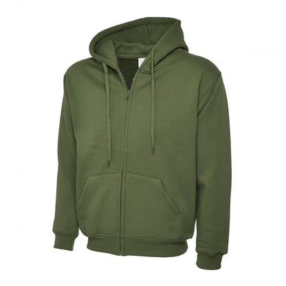 UC504 Adults Classic Full Zip Hooded Sweatshirt