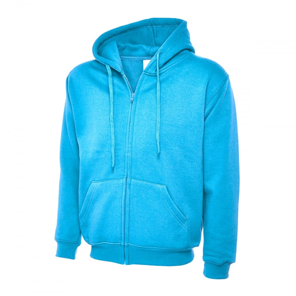 UC504 Adults Classic Full Zip Hooded Sweatshirt