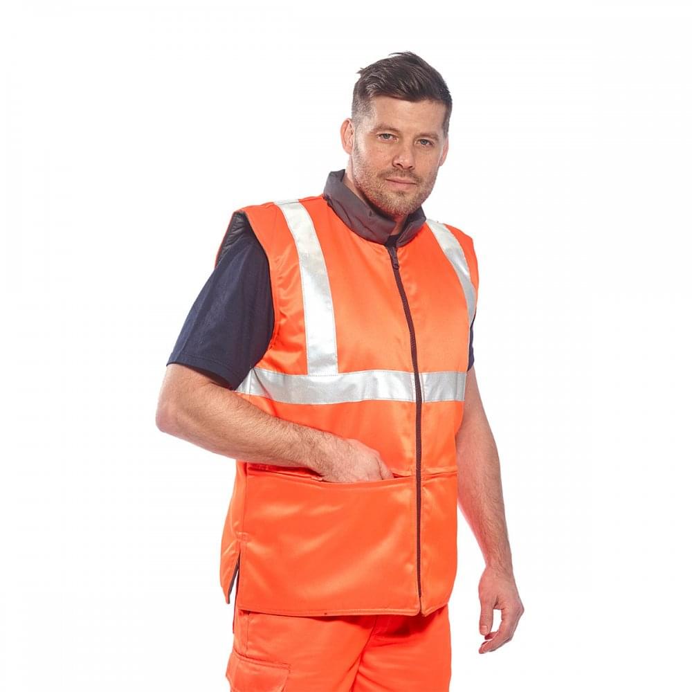 Hi Visibility Reversible Bodywarmer RIS