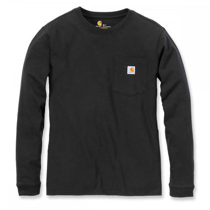 103244 Womens Workwear Pocket Long Sleeve T-Shirt