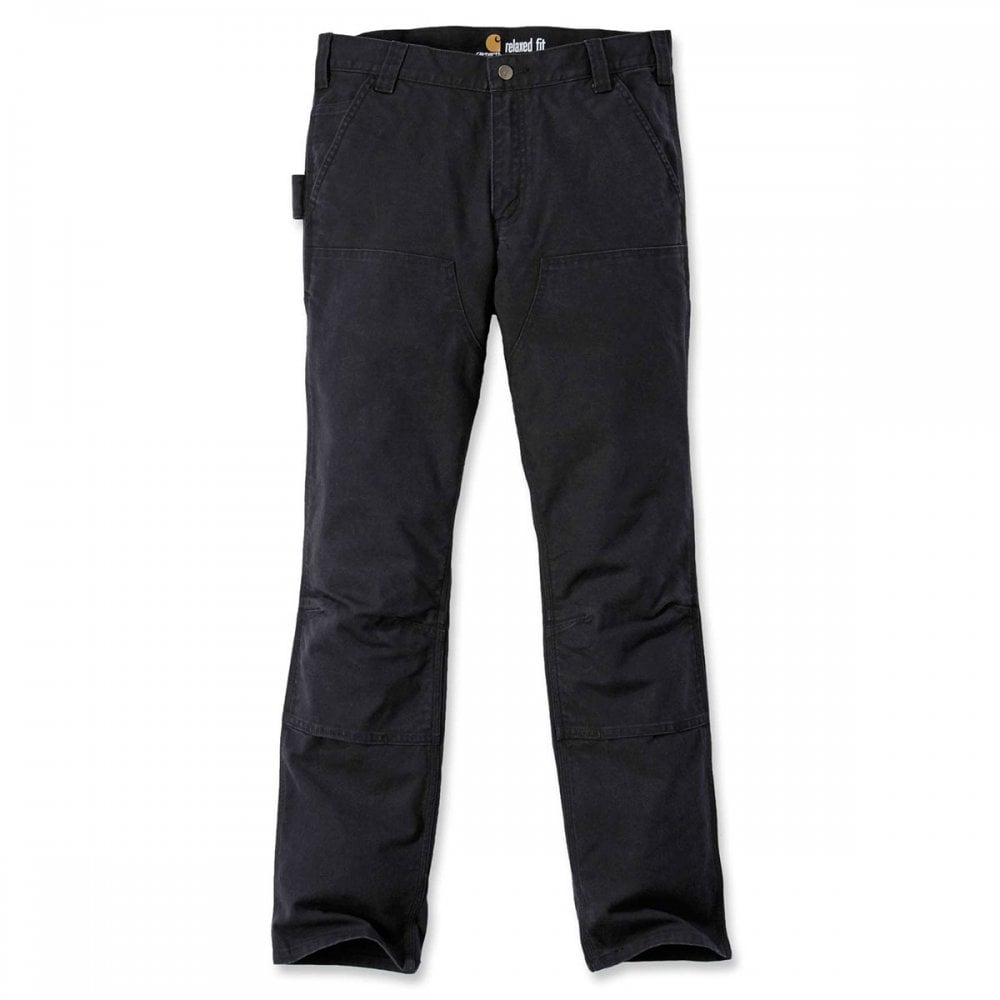 103340 Slim Fit Stretch Duck Double Front Trouser Black 30" 32" *One Size Only - Outlet Store*