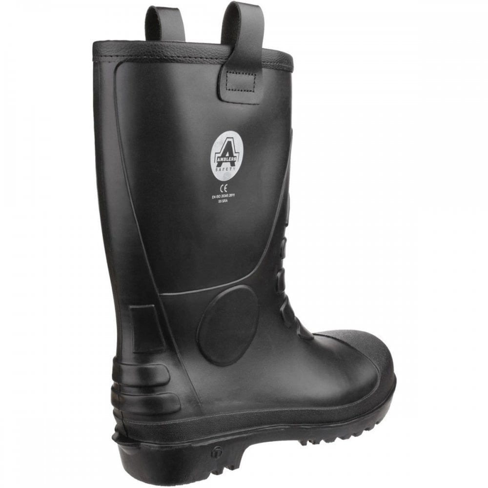 FS90 Waterproof PVC Pull on Safety Rigger Boot - Fur Lined Wellington