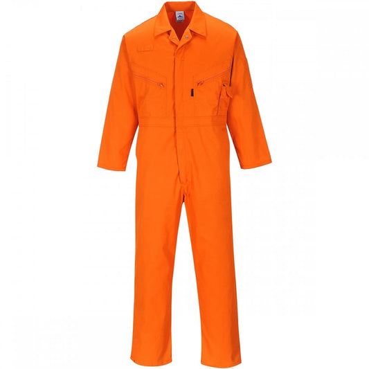 Liverpool Zip Boilersuit Orange S 31" *One Size Only - Outlet Store*