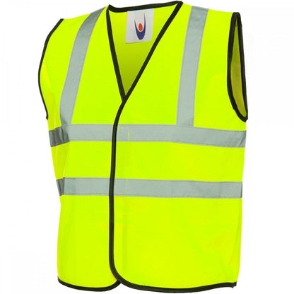 UC806 Childrens Hi Vis Waist Coat