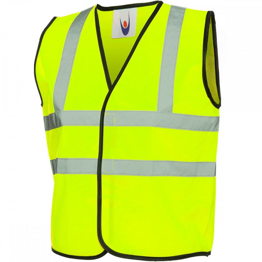 UC806 Childrens Hi Vis Waist Coat