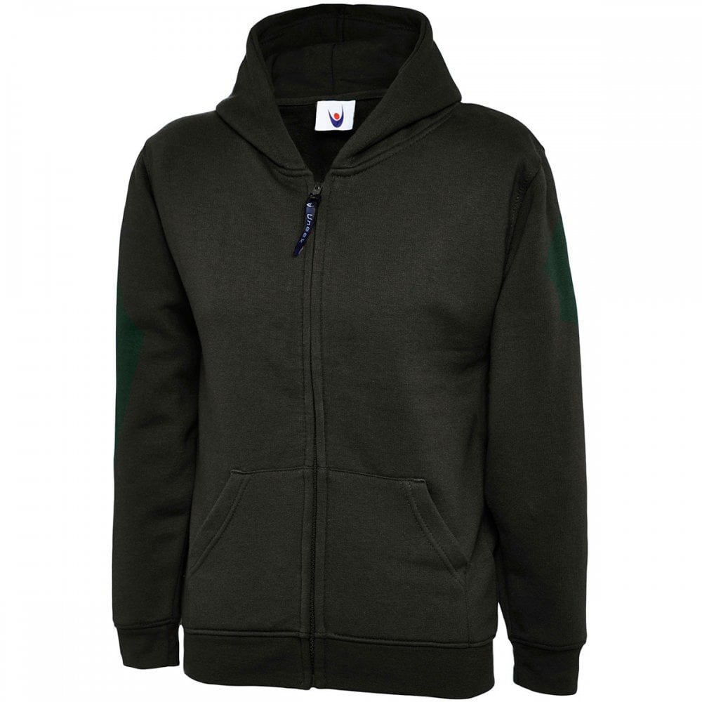 UC506 Childrens Classic Full Zip Hooded Sweatshirt