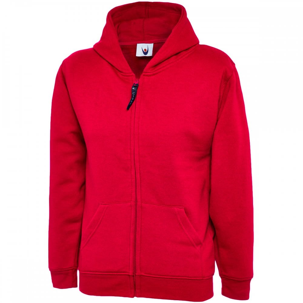UC506 Childrens Classic Full Zip Hooded Sweatshirt