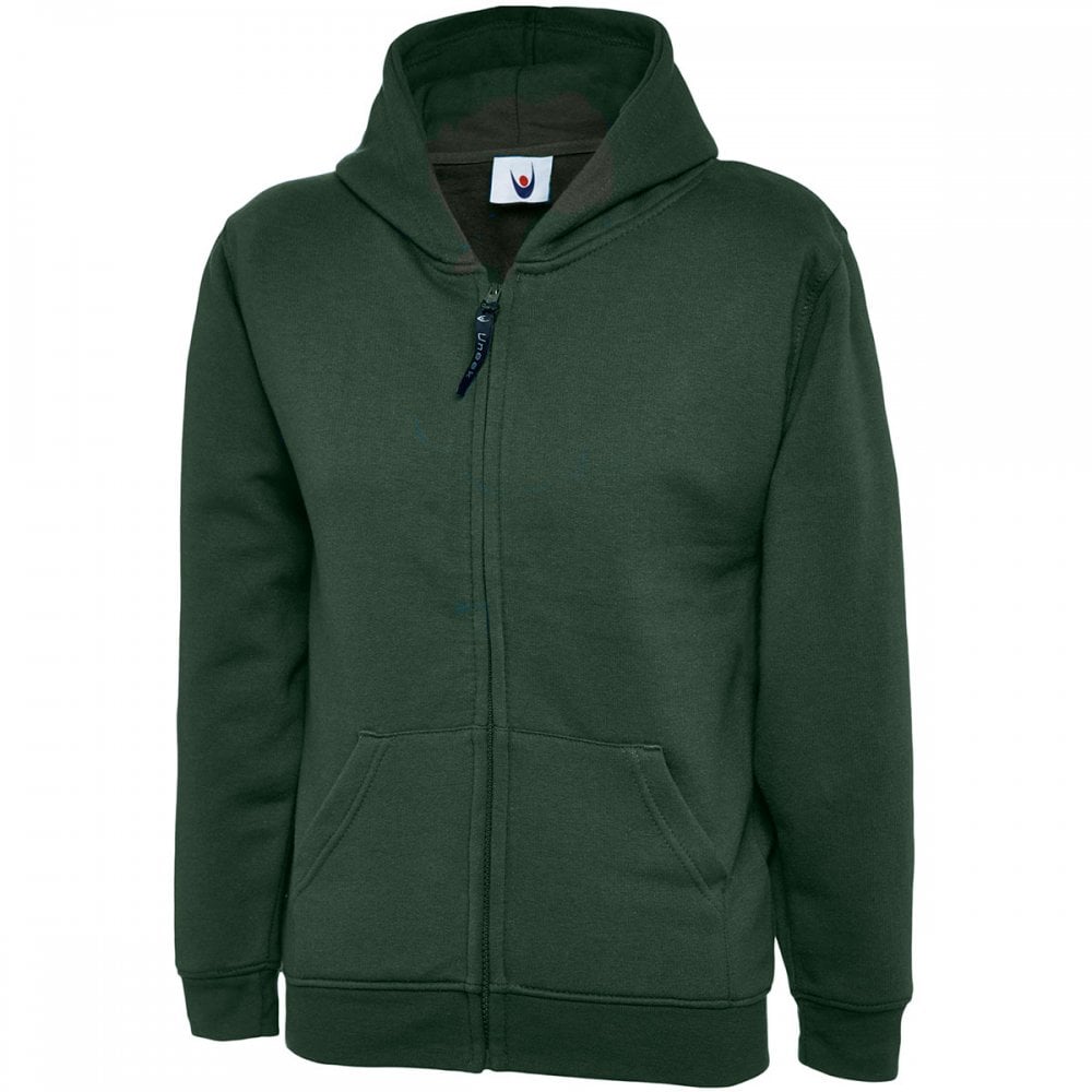 UC506 Childrens Classic Full Zip Hooded Sweatshirt