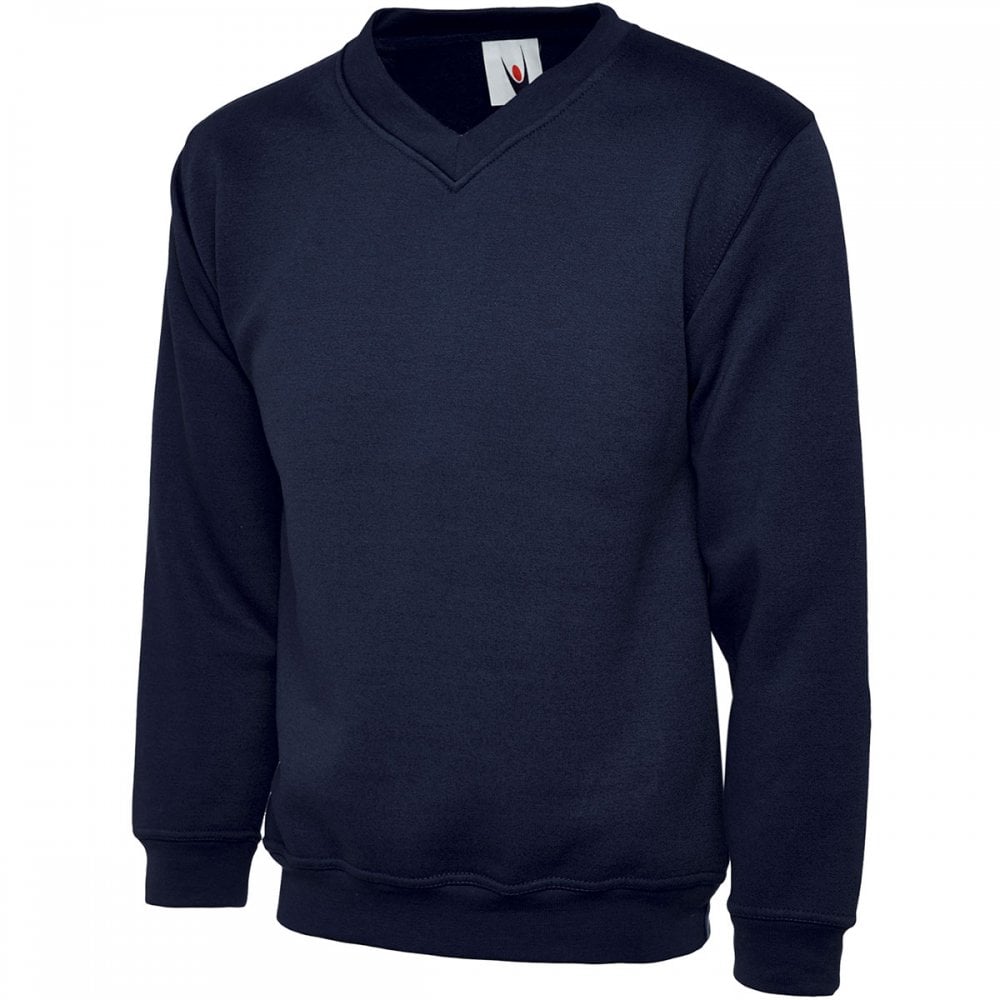 UC206 Childrens Classic V-Neck Sweatshirt