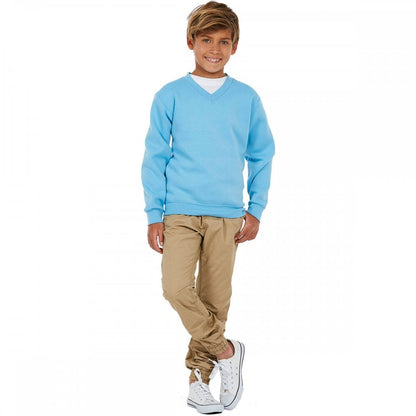 UC206 Childrens Classic V-Neck Sweatshirt