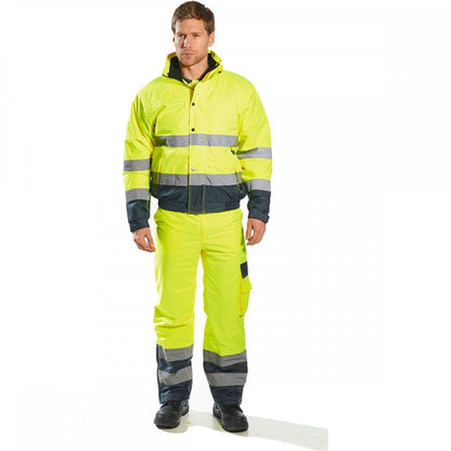 High Visibility 2-Tone Bomber Jacket