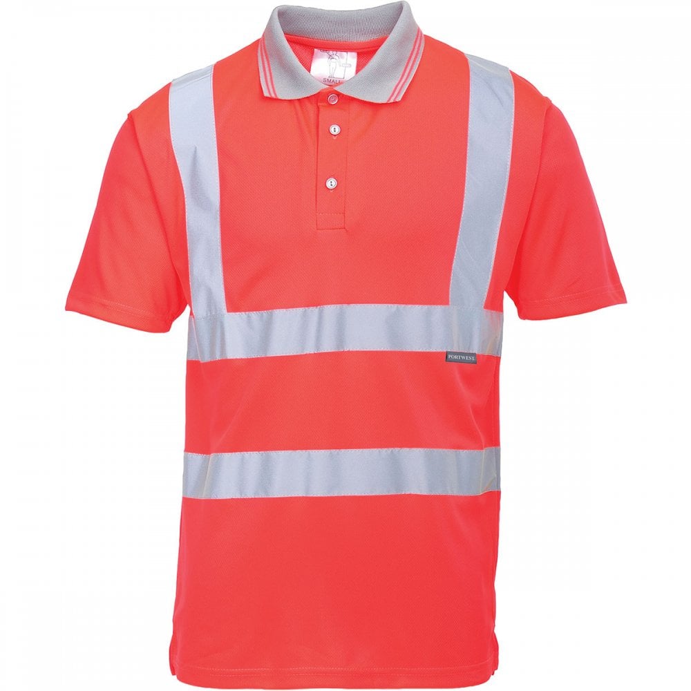 Hi-Vis Short Sleeve Polo Shirt
