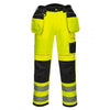 PW3 T501 Vision Hi-Vis Holster Trousers Yellow/Black