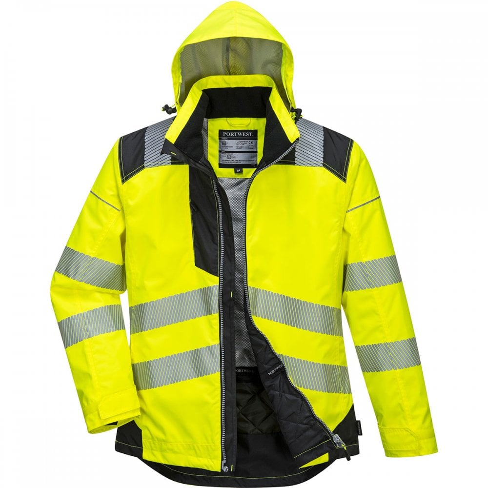 PW3 T400 Hi-Vis Winter Jacket Yellow/Black