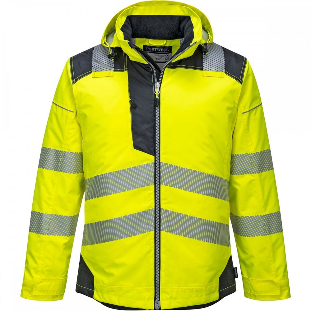 PW3 T400 Hi-Vis Winter Jacket Yellow/Black