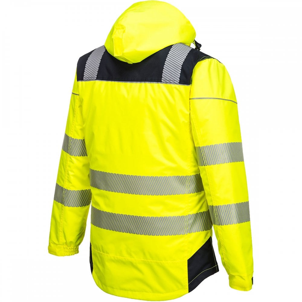 PW3 T400 Hi-Vis Winter Jacket Yellow/Black