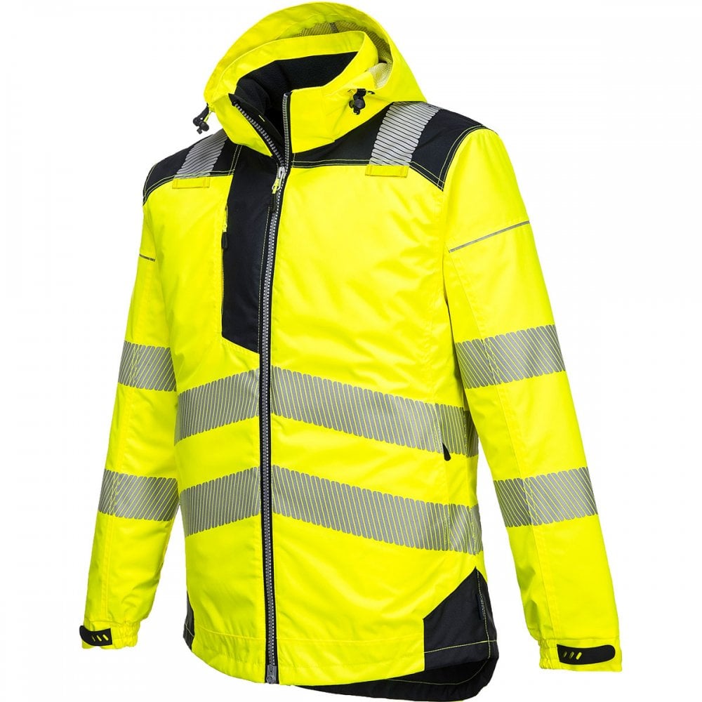 PW3 T400 Hi-Vis Winter Jacket Yellow/Black