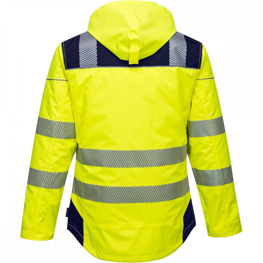 PW3 T400 Hi-Vis Winter Jacket Yellow/Navy