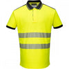 PW3 T180 Hi-Vis Polo Shirt Short Sleeve Yellow/Black