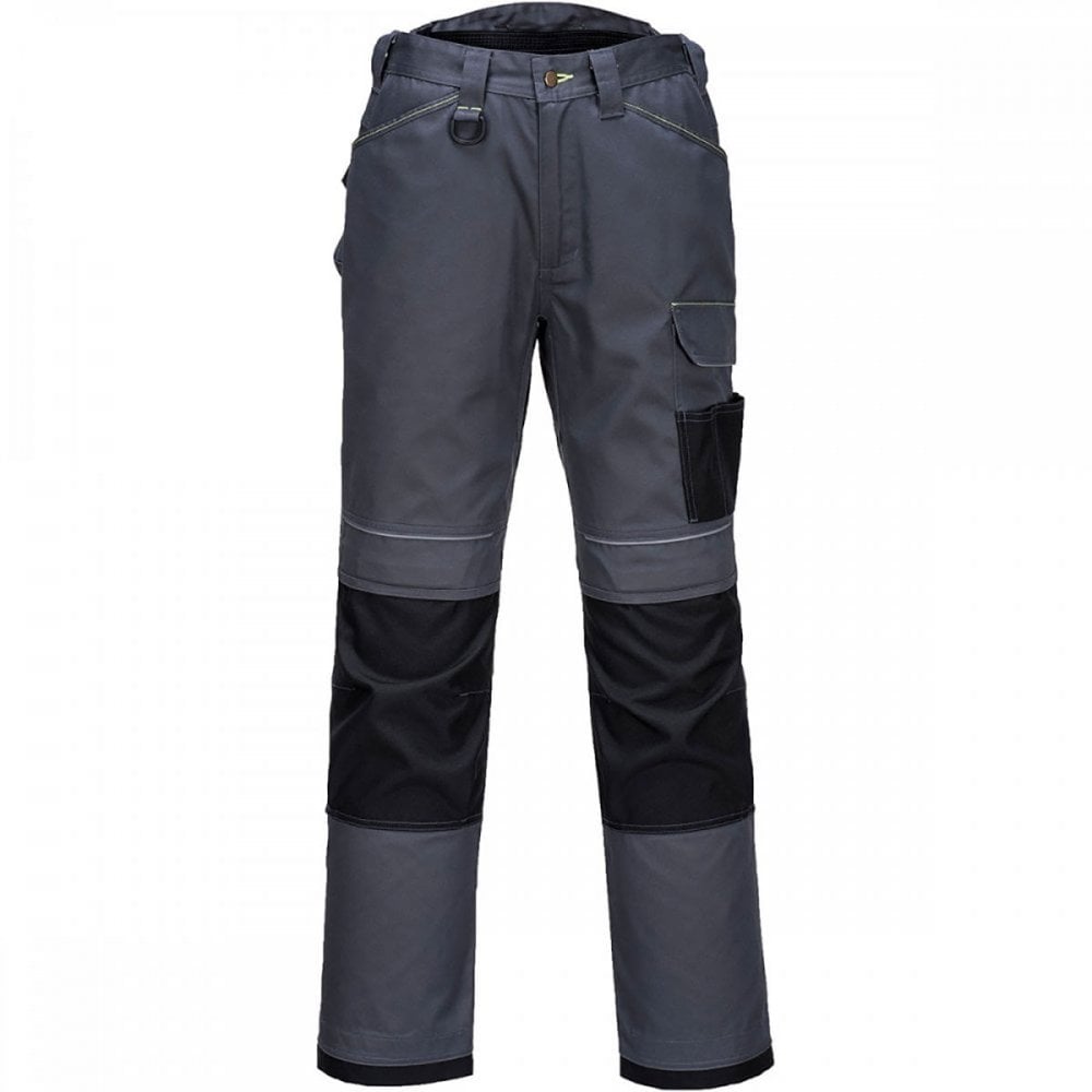 PW3 T601 Work Trousers Grey/Black