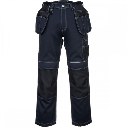PW3 T602 Holster Work Trousers Navy/Black