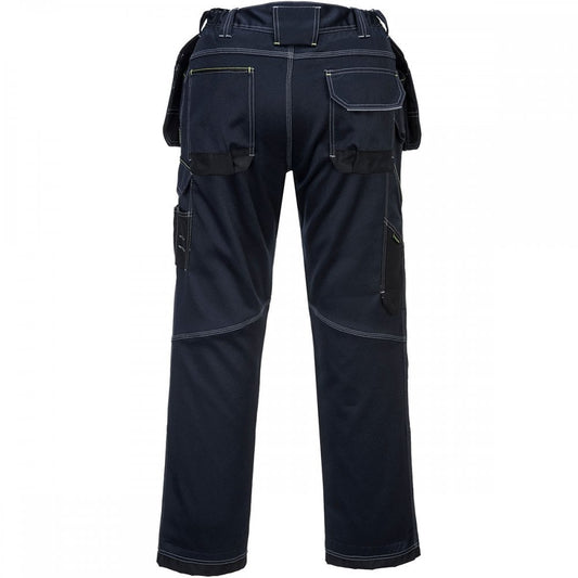 PW3 T602 Holster Work Trousers Navy/Black