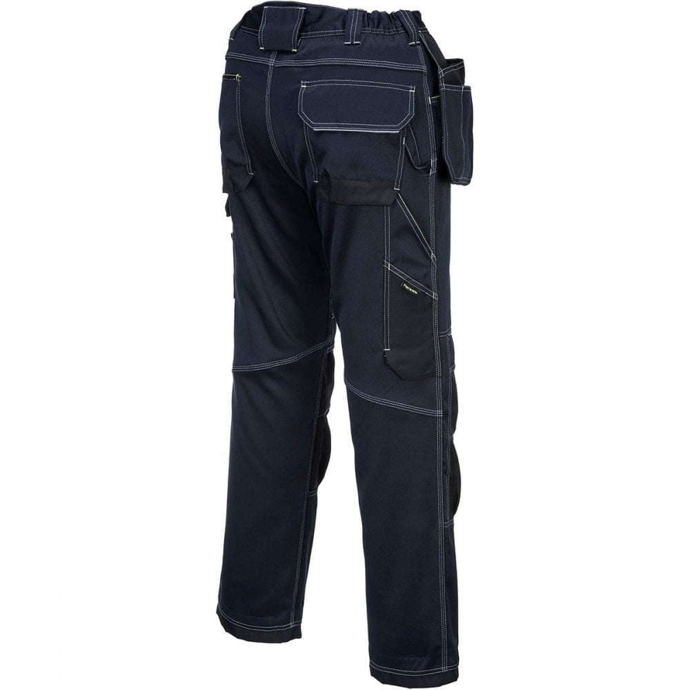 PW3 T602 Holster Work Trousers Navy/Black