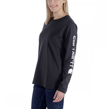 103401 Workwear Logo Long Sleeve Womens T-Shirt