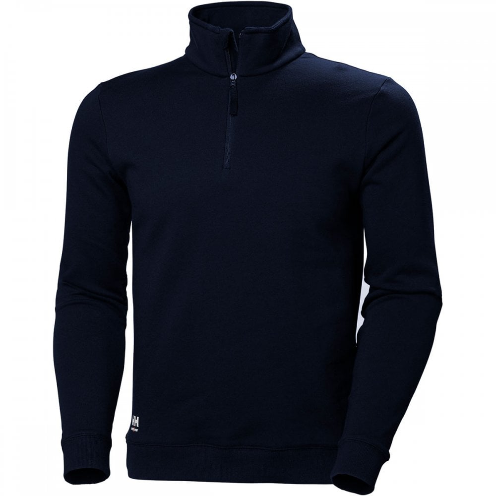 79210 Manchester YKK Half Zip 100% Cotton Sweatshirt