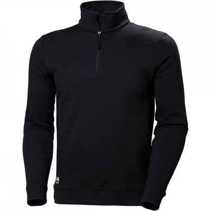 79210 Manchester YKK Half Zip 100% Cotton Sweatshirt