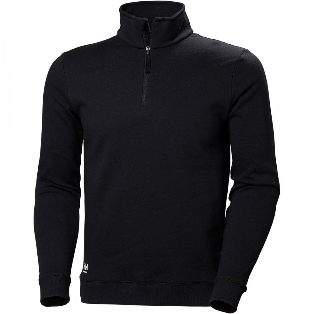 79210 Manchester YKK Half Zip 100% Cotton Sweatshirt