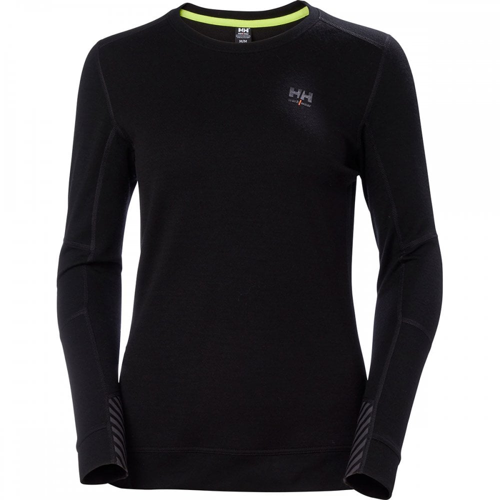 75209 Womens HH Lifa Merino Crew Neck Baselayer