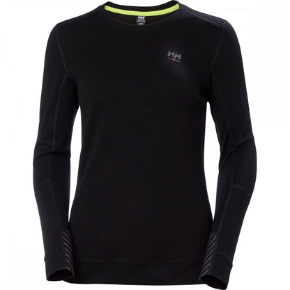 75209 Womens HH Lifa Merino Crew Neck Baselayer