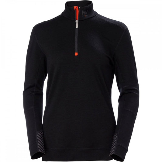 75210 Womens HH Lifa Merino Half Zip