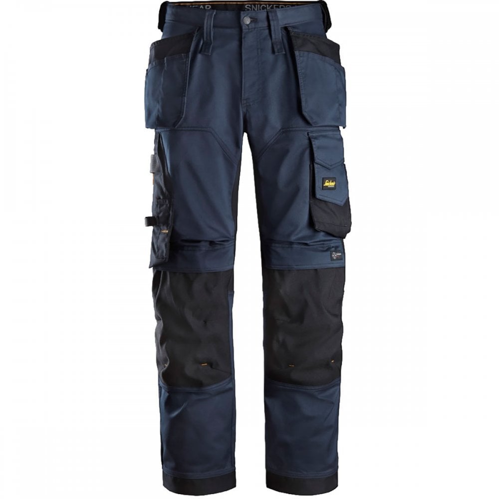 6251 AllroundWork Stretch Loose Fit Trousers+ Holster Pockets Navy/Black 32" 50" *One Size Only - Outlet Store*