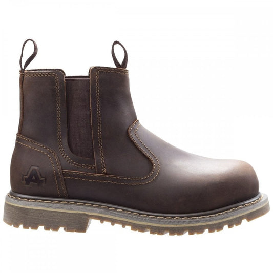 AS101 Alice Slip On Safety Boot UK7 - EU41 - US9 Brown *One Size Only - Outlet Store*