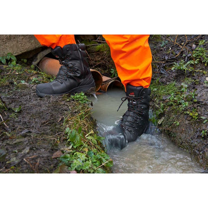 RF540 Monzonite High Leg Internal Metatarsal Waterproof Safety Boot With Side Zip