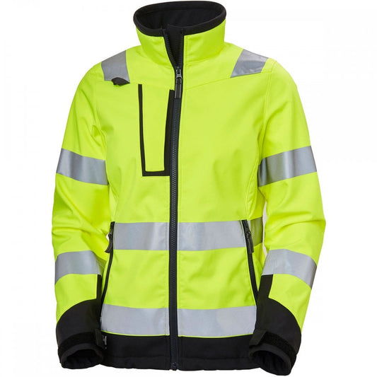 74098 Womens Luna Hi-Vis Softshell Jacket