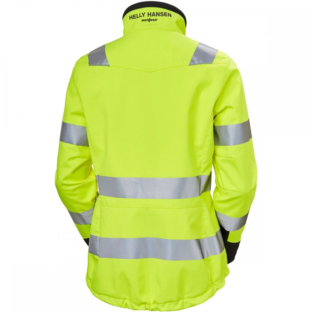 74098 Womens Luna Hi-Vis Softshell Jacket