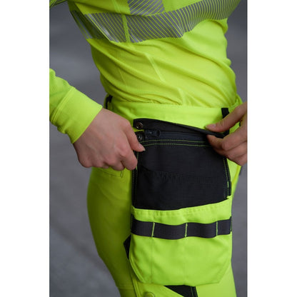77498 Womens Luna Hi-Vis Trouser Class 2