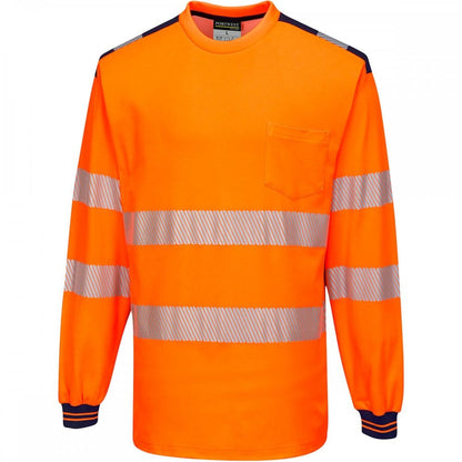PW3 T185 Hi-Vis T-Shirt Long Sleeve