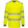PW3 T185 Hi-Vis T-Shirt Long Sleeve