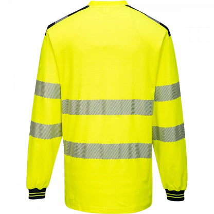 PW3 T185 Hi-Vis T-Shirt Long Sleeve