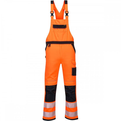 PW3 PW344 Hi-Vis Bib & Brace