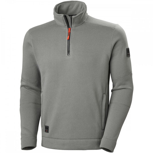 72251 Kensington 1/2 Zip Knitted Fleece Top - Outstanding warmth and comfort Mid Grey S *One Size Only - Outlet Store*
