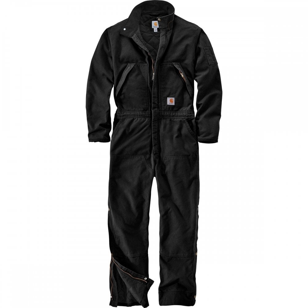 104396 Washed Duck Quilted Insulated Coverall - VERY LOOSE FIT