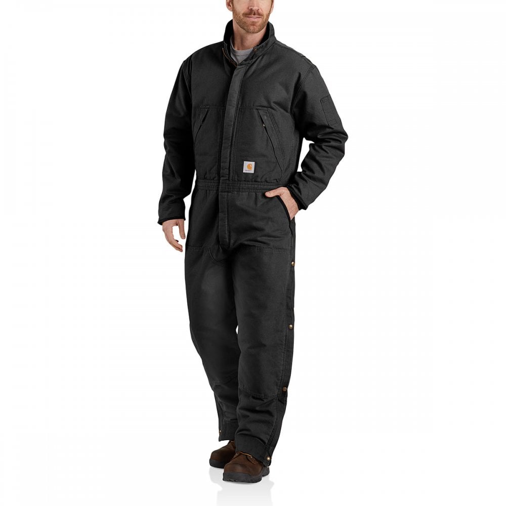 104396 Washed Duck Quilted Insulated Coverall - VERY LOOSE FIT