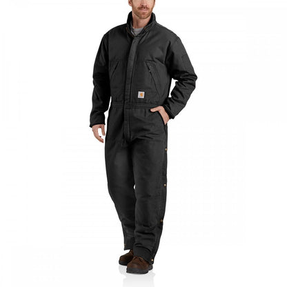 104396 Washed Duck Quilted Insulated Coverall - VERY LOOSE FIT