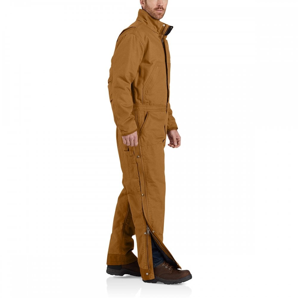 104396 Washed Duck Quilted Insulated Coverall - VERY LOOSE FIT