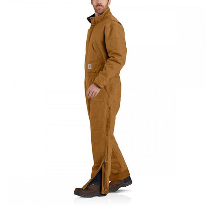 104396 Washed Duck Quilted Insulated Coverall - VERY LOOSE FIT